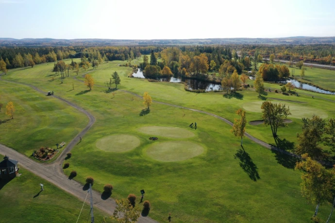 Plan des 18 trous du Club de golf L’Empress